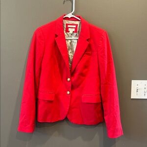 J. Crew schoolboy red blazer size 6